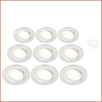 9 x Nordlux dimbare LED spot Canis GU10