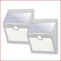 2 x solar buitenlampen