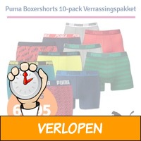 Puma boxershorts 10-Pack Verrassingspakket