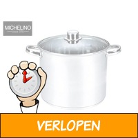 Michelino RVS soeppan 21 liter - 34 x 25 cm