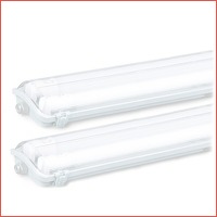 2 x V-Tac TL-armatuur met LED-buizen