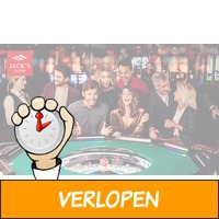 Speeltegoed + hapjes en drankjes bij Jack's Casino