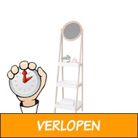 HI Multifunctionele plank met spiegel - Laddervorm met ..