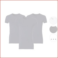 3 x Ten Cate Bamboo basic heren T-shirt