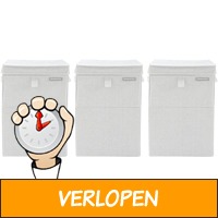 Brabantia 3 Wasboxen 35 liter - Grey