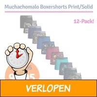 Muchachomalo Boxershorts Golden 12-pack