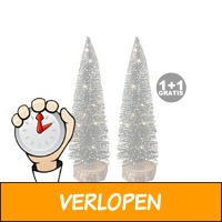 Dreamled Kunst kerstboompje - 40 cm hoog - 1+1 Gratis