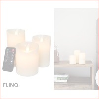 FlinQ oplaadbare LED kaarsen