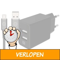 XtremeMac oplader en Micro USB kabel