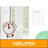 Cleanmaxx - draadloos alarmsysteem - voor deuren en ram..