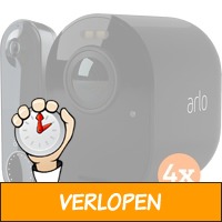 Arlo Ultra 2 Beveiligingscamera 4 K zwart 4-Pack + Arlo..