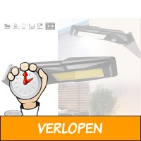 Wandlamp lantaarn solar LED - Met PIR Sensor