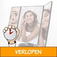 4-in-1 LED Make-up Spiegel met Vergrootfunctie