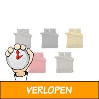 Veiling: Velvet dekbedovertrek in 5 kleuren (240 x 220 ..