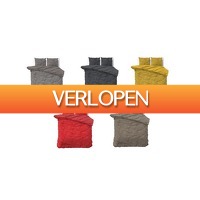 VakantieVeilingen: Veiling: Velvet dekbedovertrek in 5 kleuren (240 x 220 cm)