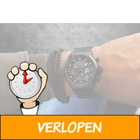 Veiling: Set van herenhorloge en herenarmband van Rotor..