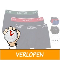 3x Lacoste Boxershort | Heren