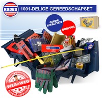 Bekijk de deal van voorHEM.nl: Bomvolle 1001-delige gereedschapskist