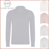 Pullover met rits van Mario Russo