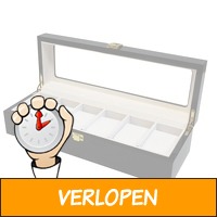 Horlogebox voor 6 horloges