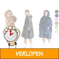 Fleece hoodie deken van Vitapur