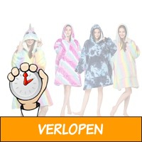 Oversized hoodie met warme fleece