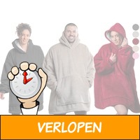 Hoodie deken van corduroy