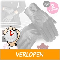 Lederen handschoenen