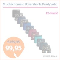 Muchachomalo Boxershorts Golden 12-pack