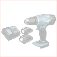 Makita 18 V boor-/schroefmachine + 2 acc..