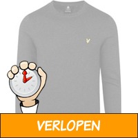 Lyle & Scott trui mix wol donkergrijs