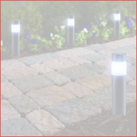 4 x LED solar tuinlampenset Alabama