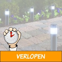 4 x LED solar tuinlampenset Alabama