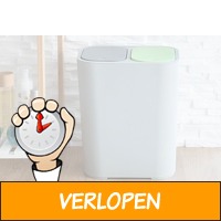 Prullenbak 2 vakken