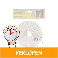 Benson Tochtstrip D-Profiel 2 x 3 meter - wit