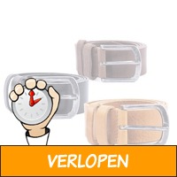 3 x DSTRCT leren riem