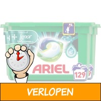 3x Ariel All-in-1 Pods+ Wasmiddelcapsules Lenor Unstopp..