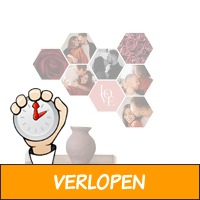 Voucher: 8 x foto op hexagon