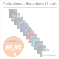 Muchachomalo Boxershorts Golden 12-pack