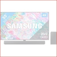 Samsung QLED 55Q74B (2022) + soundbar