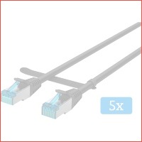 5 x BlueBuilt netwerkkabel STP CAT6