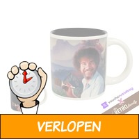 Bob Ross magische retro mok