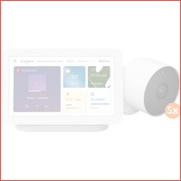 Google Nest Cam 5-pack + Google Nest Hub..