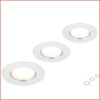 3 x Nordlux Dorado downlight dimbaar