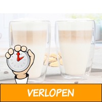 Premium Latte Macchiato glazen - 2 stuks