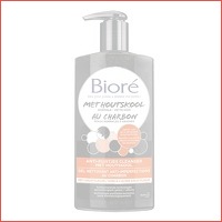 24 x Biore Houtskool anti-puistjes clean..