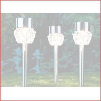 3 x Solar padverlichting