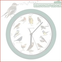 Birdsong Klok - Elk uur een prachtig vog..