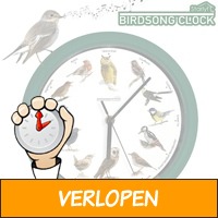 Birdsong Klok - Elk uur een prachtig vogelgeluid