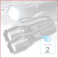 2 x Militaire LED zaklamp